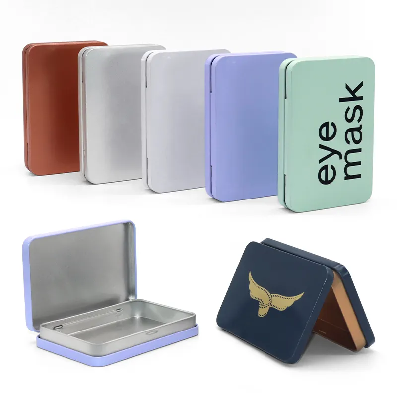 Small Hinged Metal Boxes TINPLATE - - XPD 3