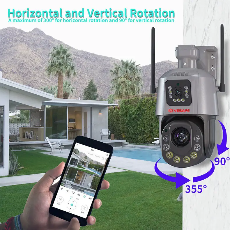 4g Security Camera Solar - for Marketplace - VESAFE 3
