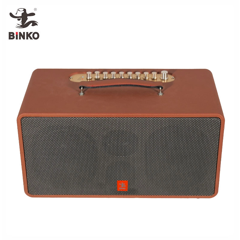 Amplificador de guitarra eléctrica para exteriores Amplificador Bluetooth de madera Bajo Altavoces de instrumentos musicales ruidosos de alta calidad para actuaciones profesionales personales, espectáculo callejero BiNKO YX-6220 1