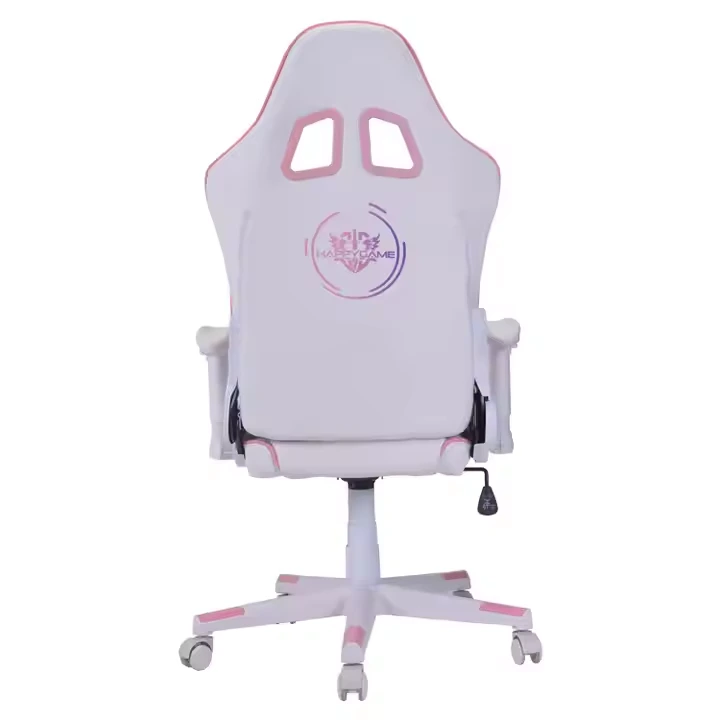 Ergonomic pink gaming chair for girls 1
