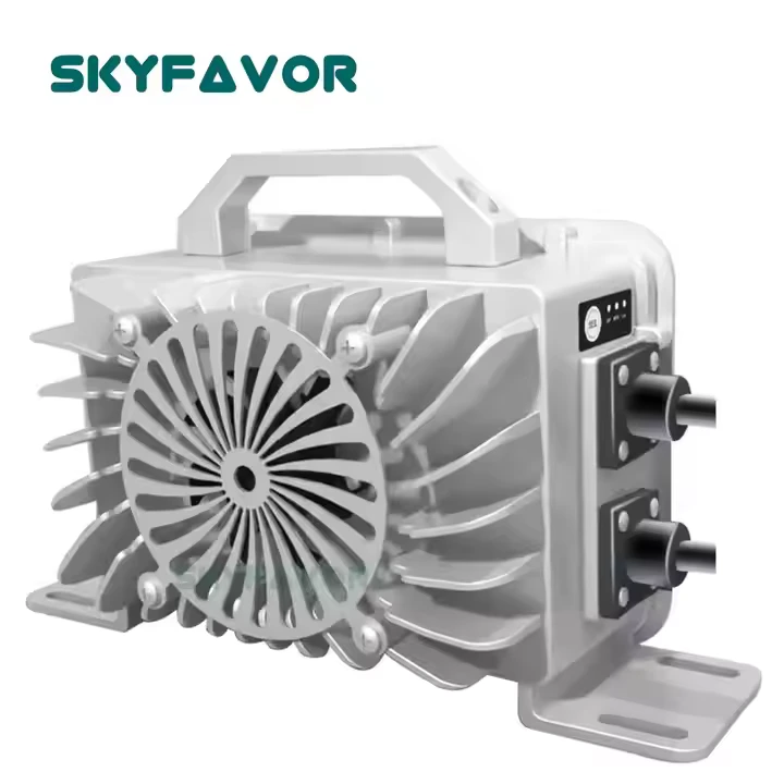 Pengisi Daya Baterai 36V Otomatis Cerdas 36V 20A Pengisi Daya Baterai 36Volt Cepat Multifungsi Tahan Air untuk Li-ion Asam Timbal LFP 1