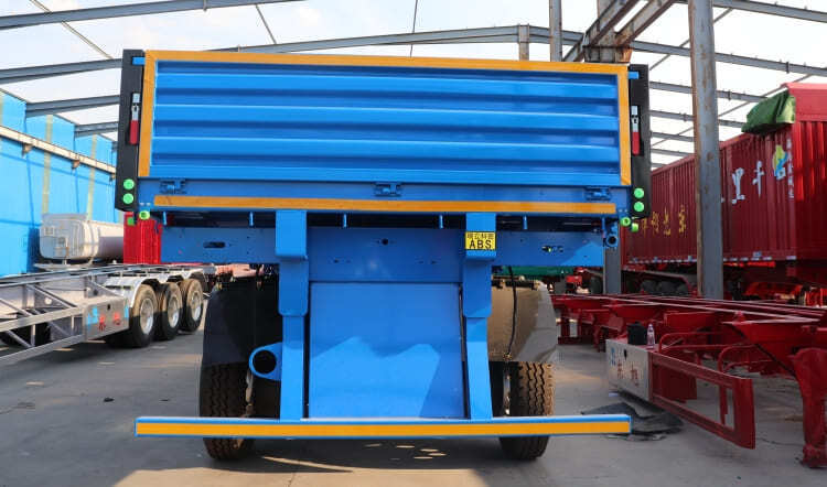 High Quality 2 Axle Side Tipper Trailer for Sale in Tanzania by DongXu Vehicle 2