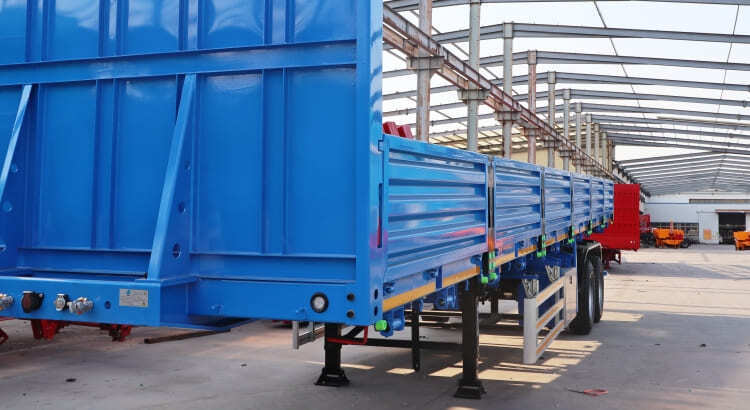 High Quality 2 Axle Side Tipper Trailer for Sale in Tanzania by DongXu Vehicle 3