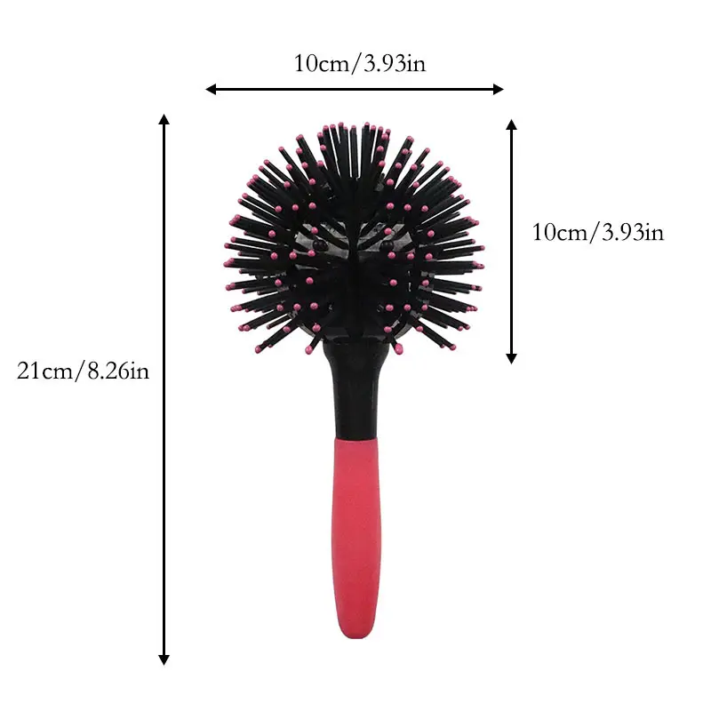 Goody Round Plastic Hair Brush 1pcs/opp Bag Package Or Custom Package - - Artisans 2