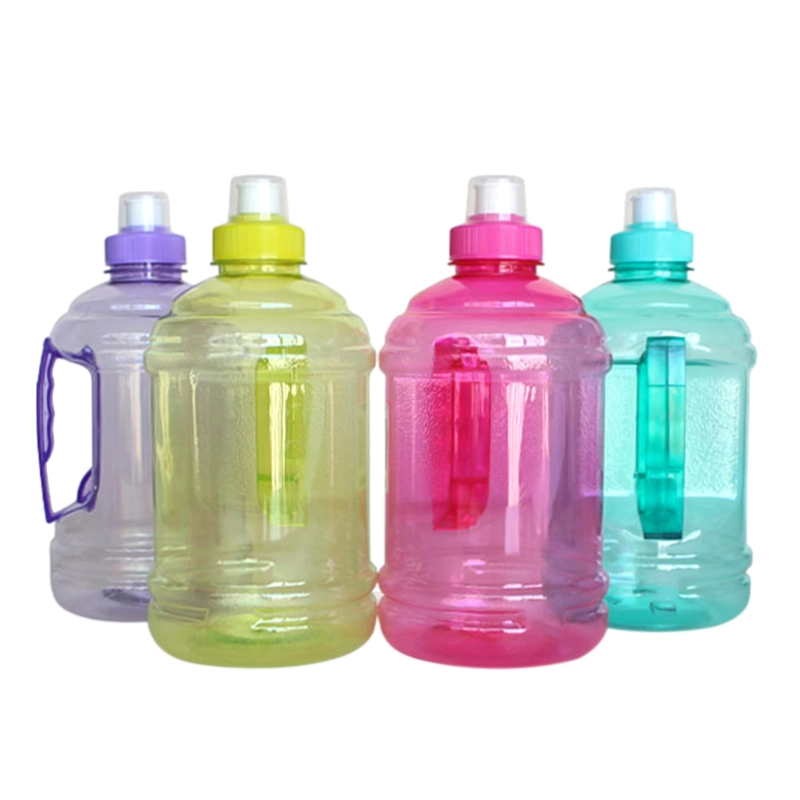 Botella de agua potable personalizada vendedora caliente de KingLine con asa para viaje 1