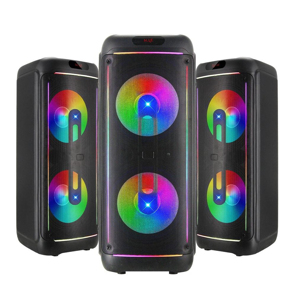 Outdoor 15-inch 1000Watt Subwoofer Bluetooth USB Wireless Speakers with LED RGB Lights and Bass for Parties/Home/Camping,Sing&Dancing BiNKO YX-S1516 1