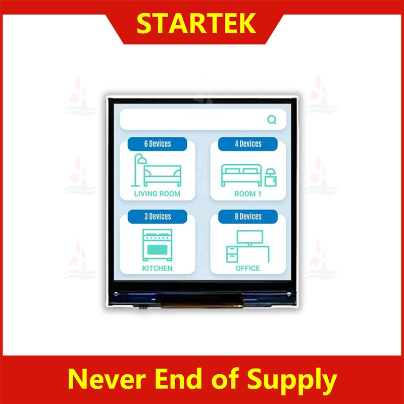 3.4 inch LVDS interface High-brightness IPS sunlight readable Industrial Square LCD KD034WXFLD005 1
