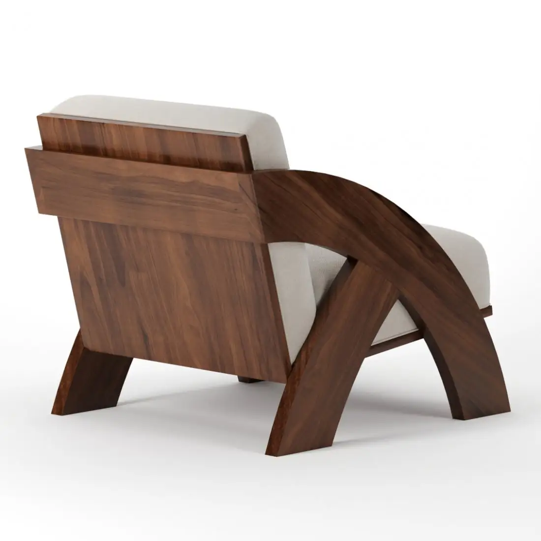 Modern Lounge Chair and Ottoman Modern by HENYANG 6