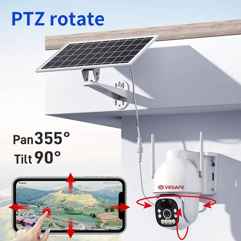 New Model4g Solar Security Camera for Industry 5