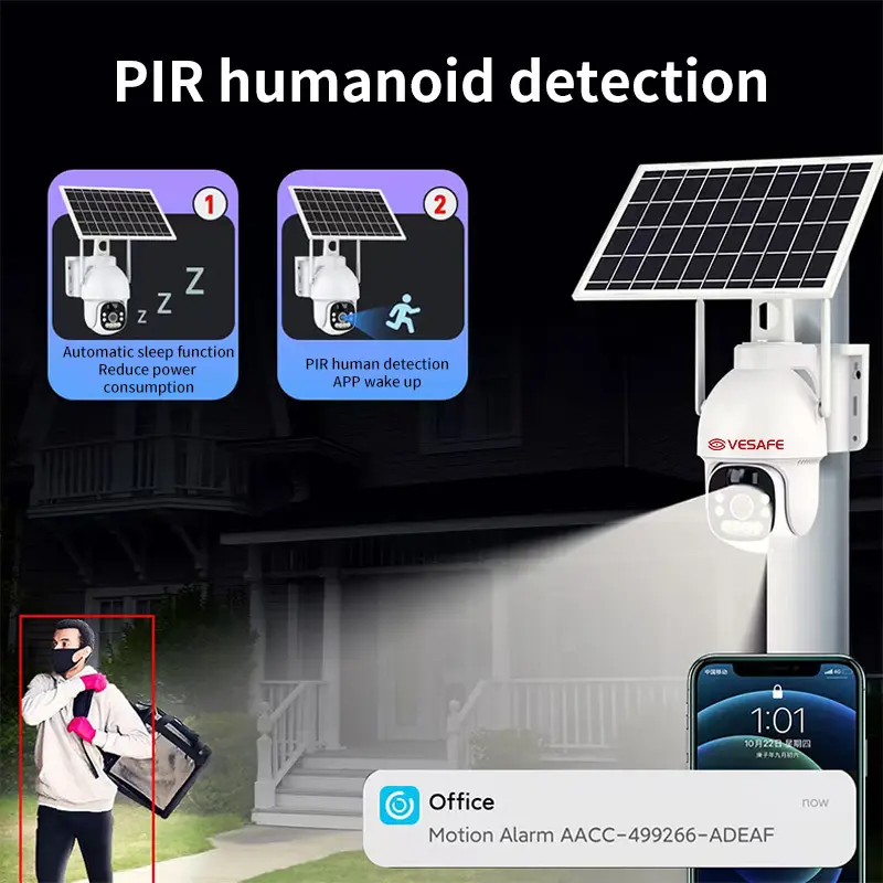 New Model4g Solar Security Camera for Industry 4