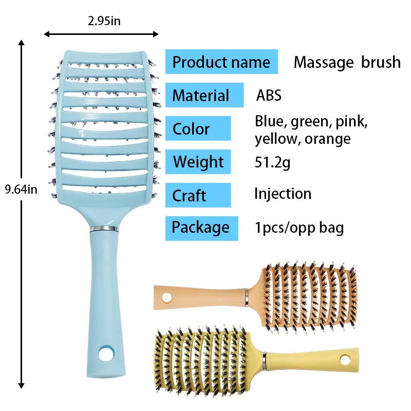 Circular Hair Brush Plastic - - Artisans 3