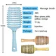 Circular Hair Brush Plastic - - Artisans 3