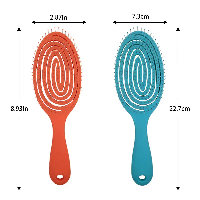 Artisans Curved Vented Styling Hair Brush Purple，Green，Black，Rose Red Curved Vented Styling Hair Brushnew Arrival 2