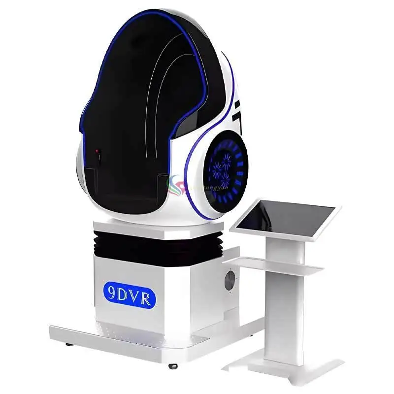 Le fabricant vend des fauteuils à œufs de cinéma 9D VR monoplaces, des simulateurs de réalité virtuelle et des consoles de jeux pour centres commerciaux 1