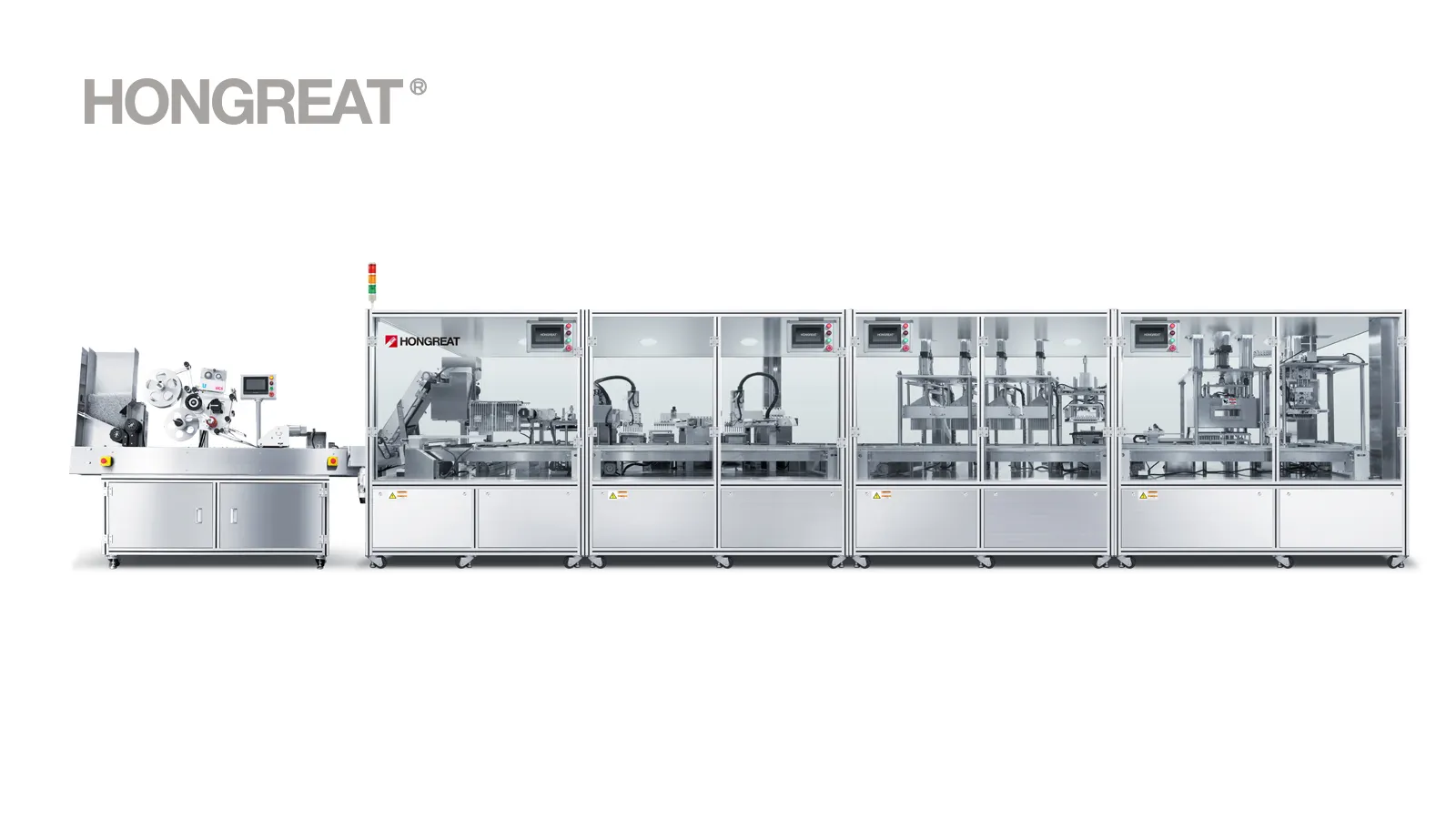 Vacuum Blood Collection Tube Assembly Machine by HONGREAT 2