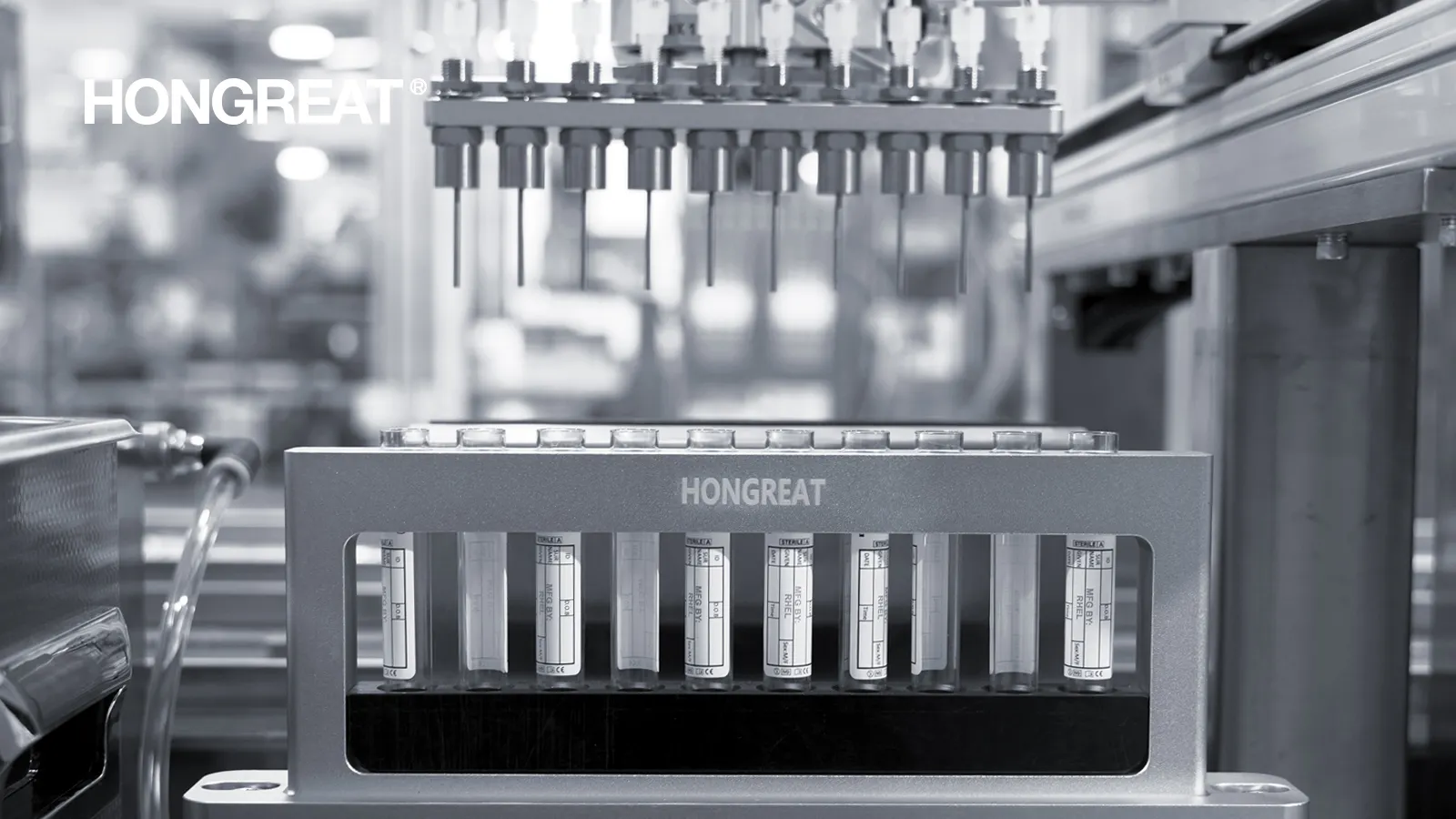Vacuum Blood Collection Tube Assembly Machine by HONGREAT 7