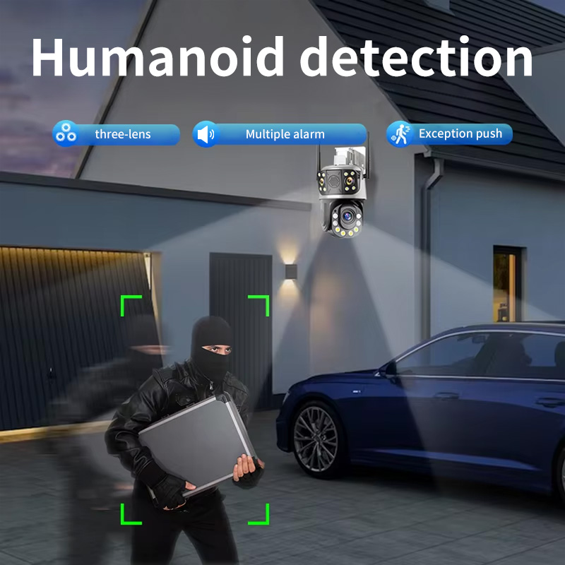 Caméra de sécurité IP CCTV 4G Zoom 50x Icsee 5