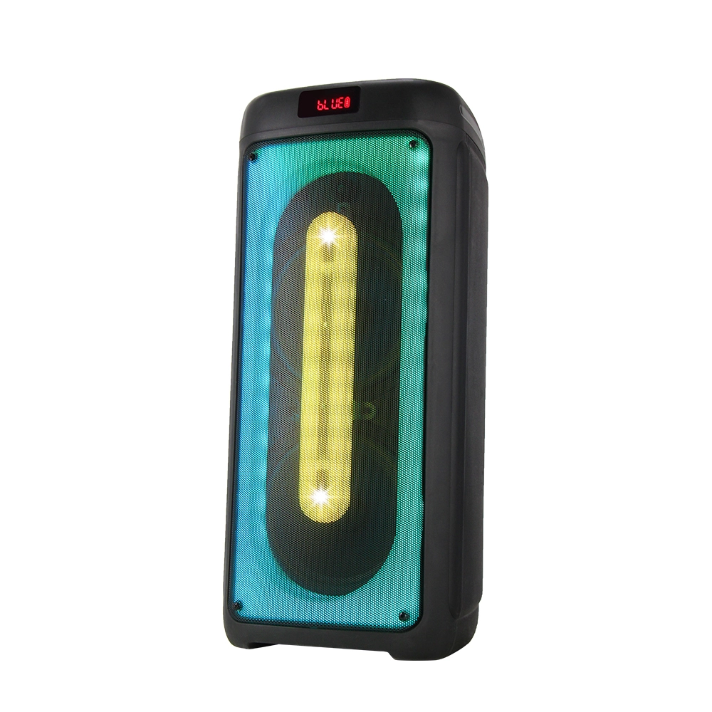 Altavoz Bluetooth inalámbrico con woofer de 8 pulgadas PMPO de 1000 W con luz LED cambiante multicolor, tiempo de reproducción de 20 a 30 horas para el hogar/fiesta/exterior/playa BiNKO ZJZ-6800C 1