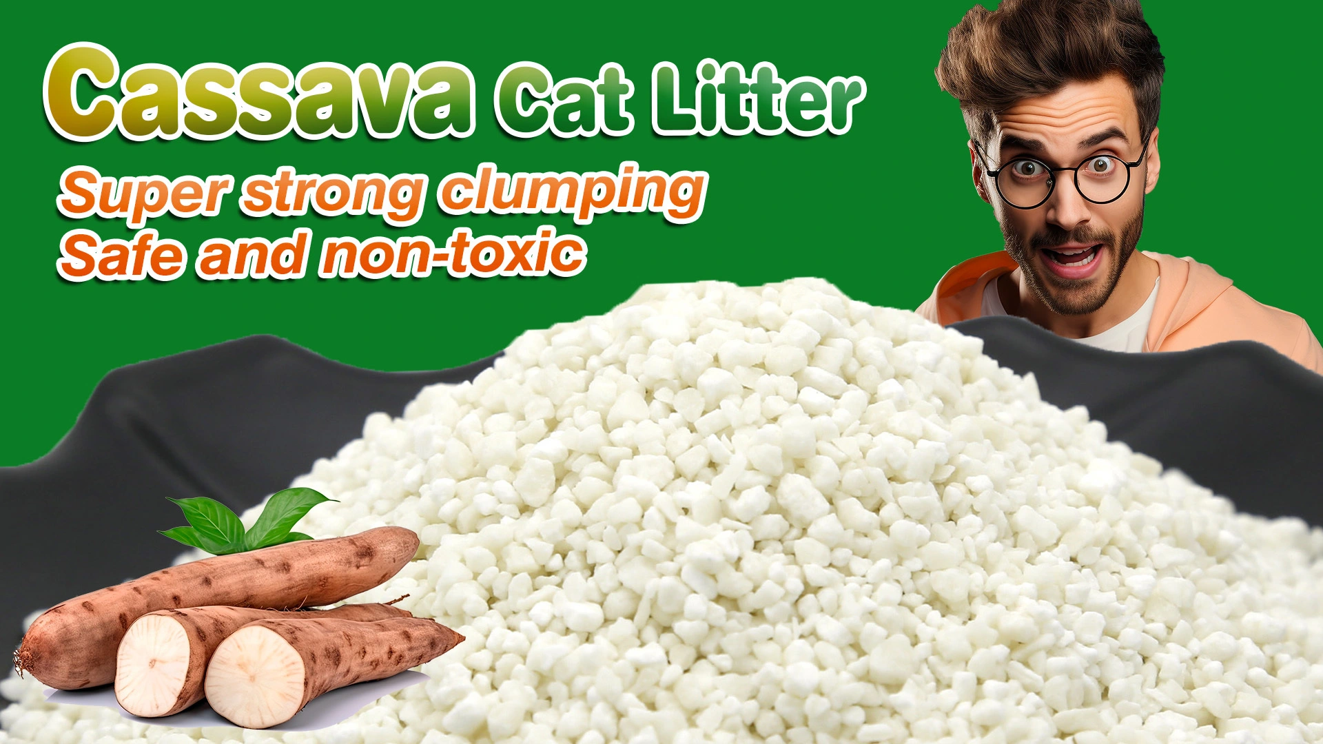 Wholesale Cassava Cat Litter Sand Fast Clumping China Supplier Manufacturers 1