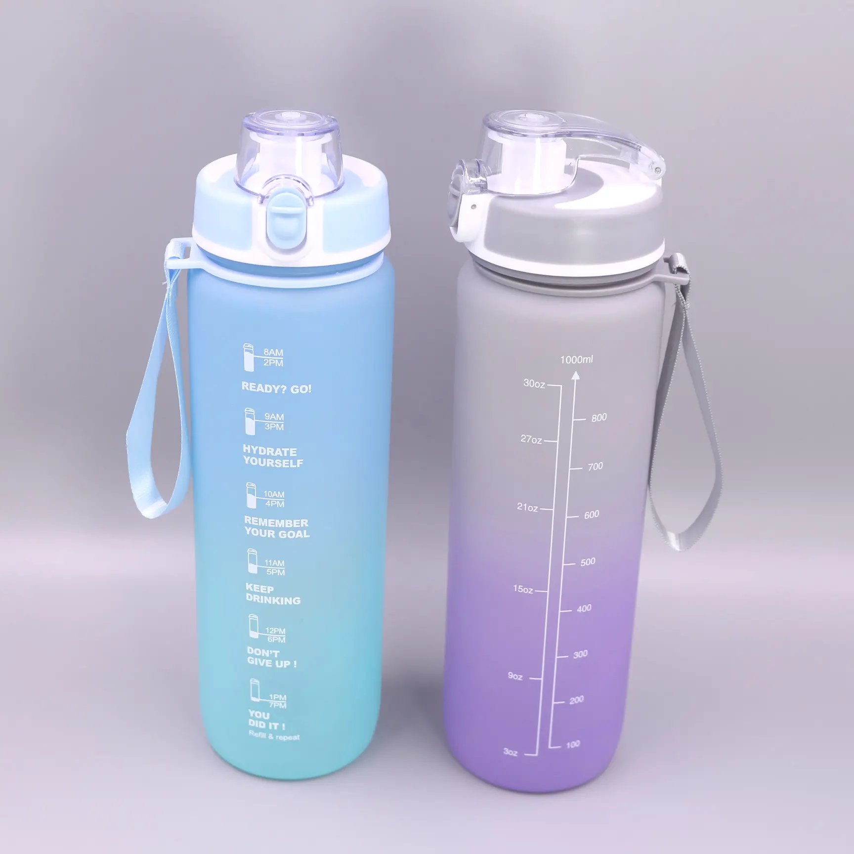 Water Bottle with Straw 1000 Piece - for Student - Kingline 3
