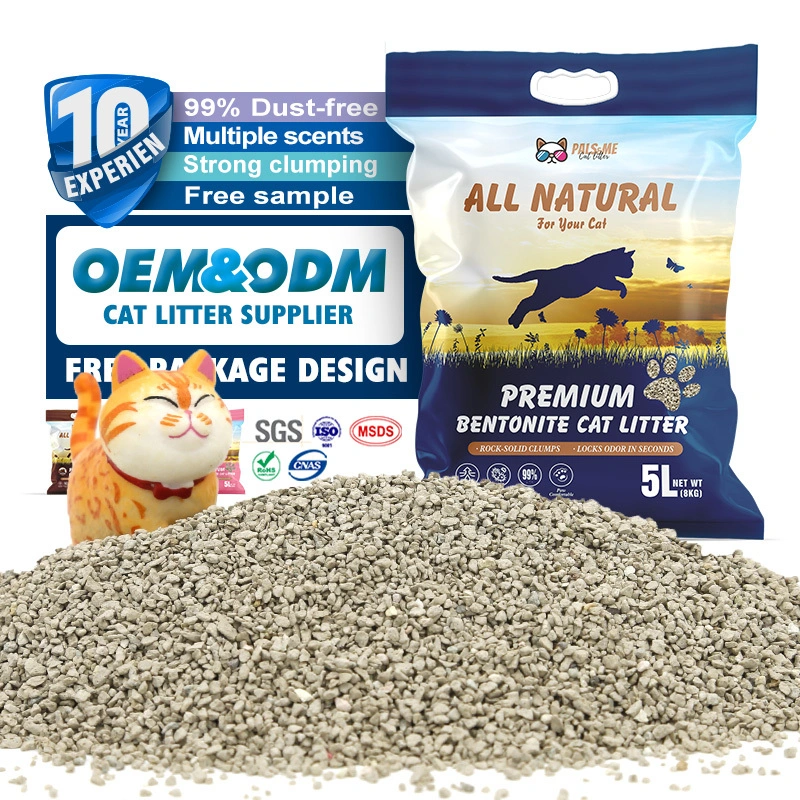 Clumping Broken Bentonite Cat Litter Bulk Wholesale Easy Scooping -XB-Y4 1