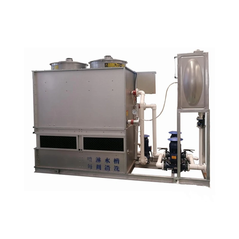 Hệ thống tháp giải nhiệt kín Jar Hing với bơm tuần hoàn CTA-25 chất lượng cao 4kw 1