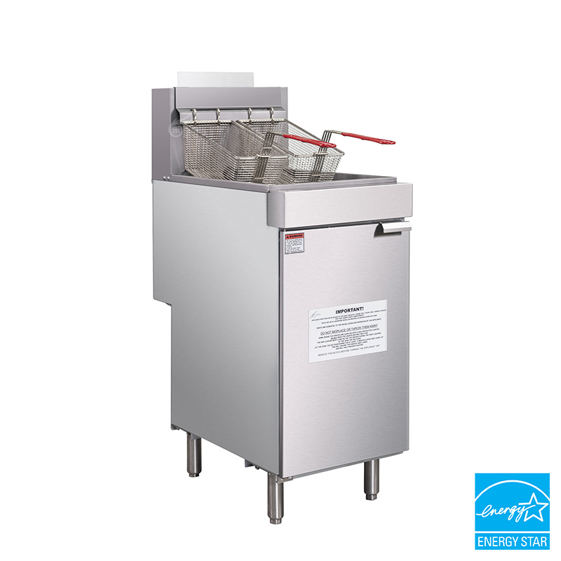 Коммерческая фритюрница с рейтингом Energy Star, газовый тип (F3E) 1