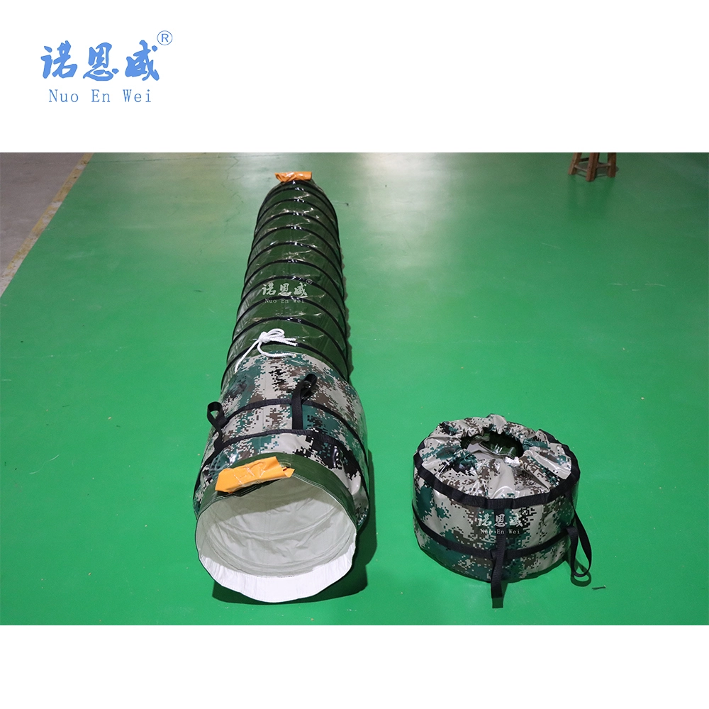 Conduit de ventilation de climatisation pré-conditionné vert militaire personnalisé pour tente mobile NUOENWEI 1