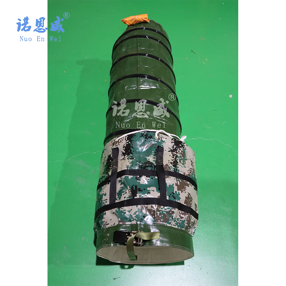 Customized military green pre-conditioned air conditioning ventilation duct for mobile tent NUOENWEI 2