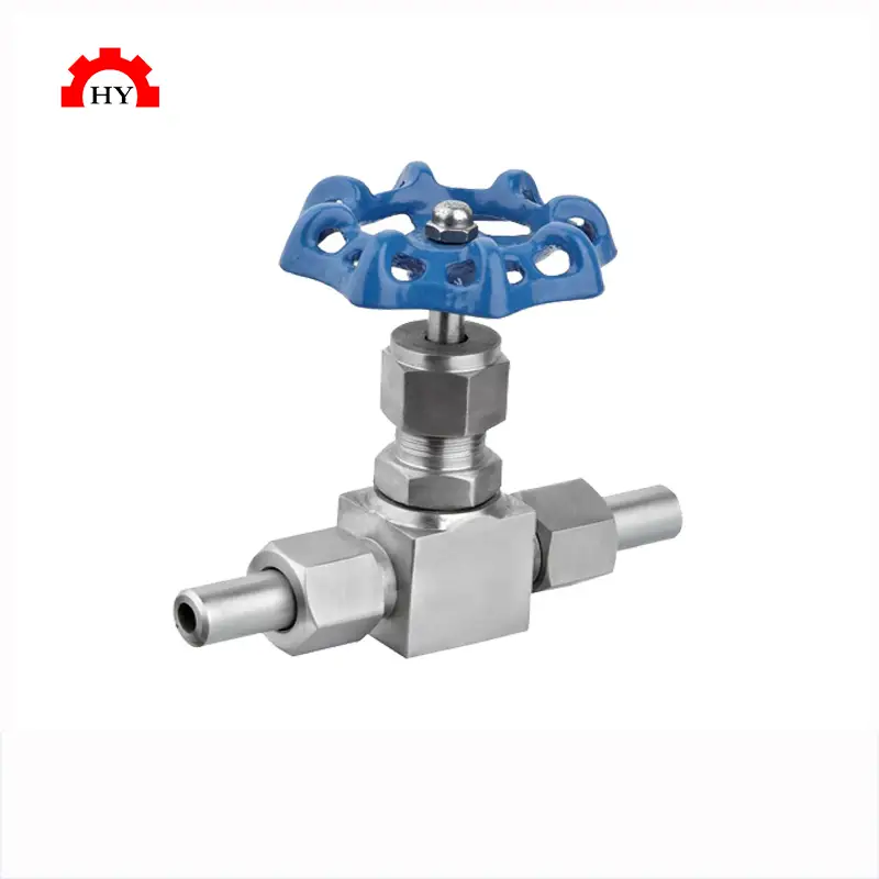 Vanne à aiguille de soudage bout à bout HY SS304 SS316 3000 PSI 6000 PSI pour le pétrole et le gaz 1