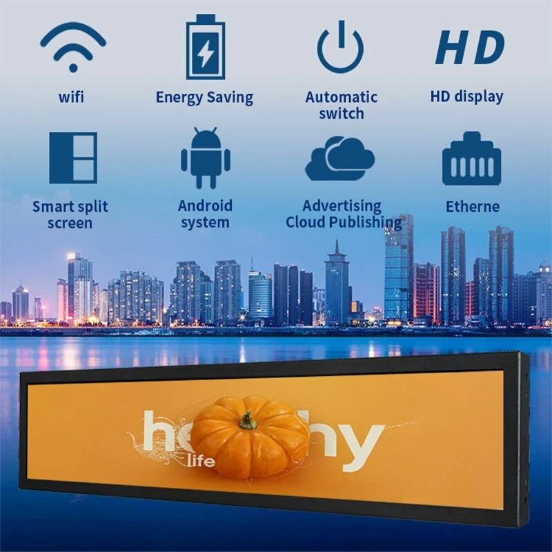 23.1 inch ultra wide stretched bar lcd display 4