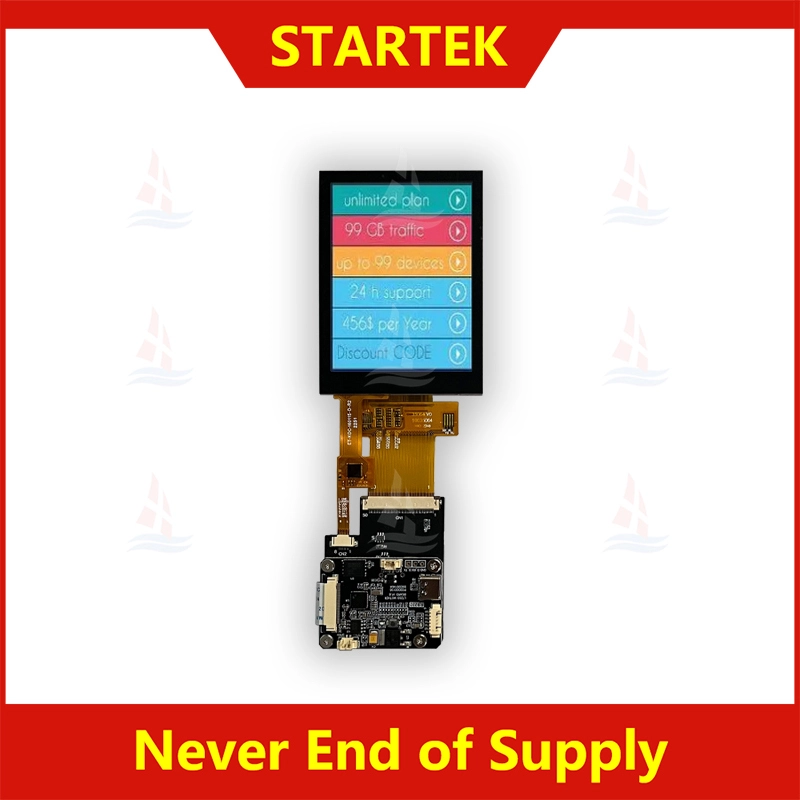 Écran série 3,5 pouces 240x320 interface de signal RS232 module d'affichage LCD de voiture à large température avec écran tactile capacitif et carte UART KD035QVFMA064-04-C021A-RS232 1