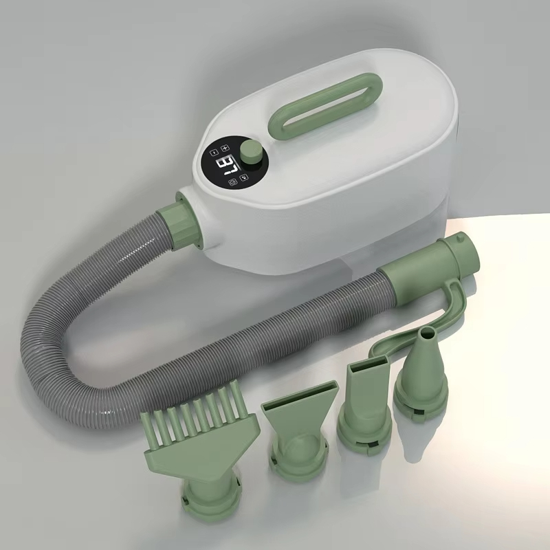 Green-OEM Pet Grooming Droger Machine Water Traploze Snelheid Hoge Snelheid Blower Mute Kat Hond Föhn 1