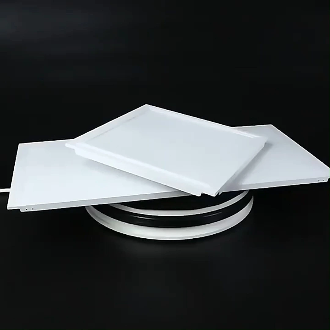 Hongsheng HOSHAEM Lampada da pannello a LED sottile 600 * 600mm Lampada da soffitto con fibbia in alluminio integrata per ufficio 1