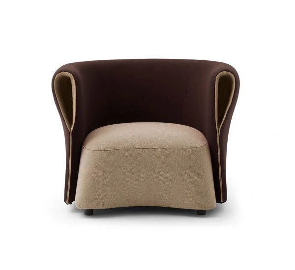 Italian design latest Fabric shell interior decoration single sofa chair living room lounge chair 1
