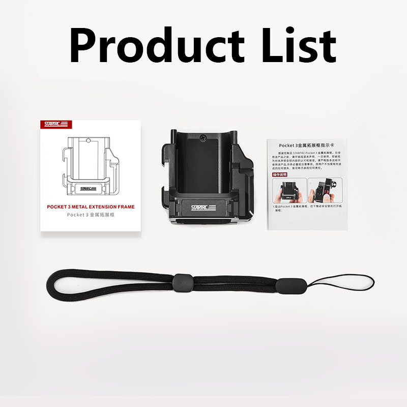 Soporte adaptador de extensión multifuncional STARTRC para DJI Pocket 3 11