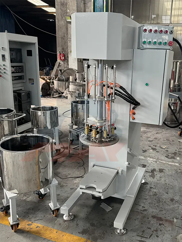 Vacuum Emulsifying Mixer Machine by MAXWELL-4 3