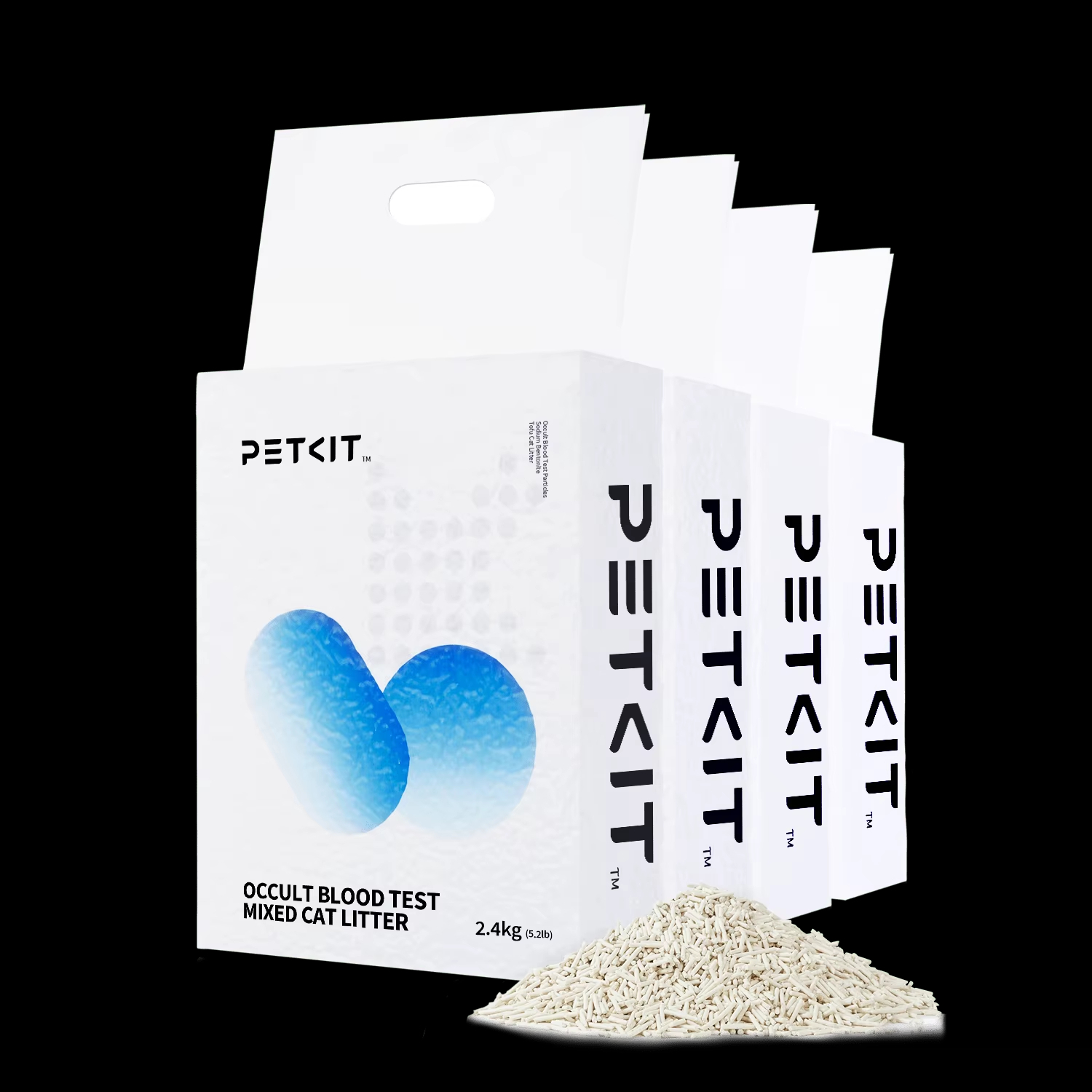 PETKIT Occult Blood Test Mixed Tofu Cat Litter Support Monitor Cat Urine Rapid Clumping Odor Control Water Flushable 1
