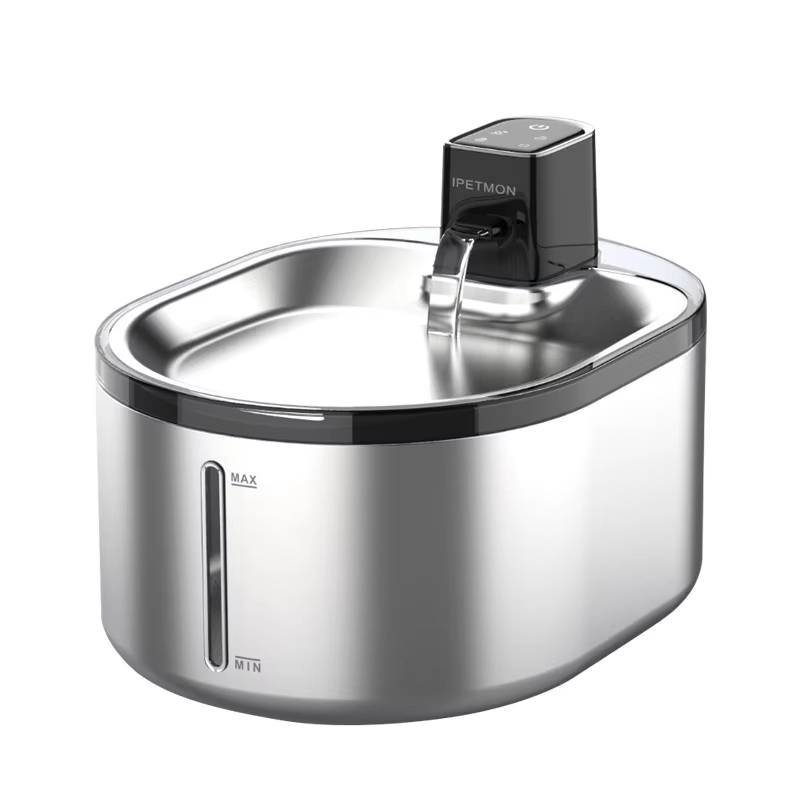 2200ml smart pet dog water fountain with Wifi replacement pump pet water fountain for pet water fountain stainless steel 1