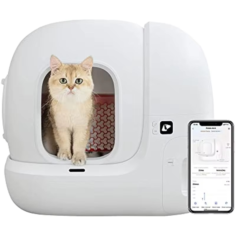 PETKIT PURA MAX Автоматические кошачьи туалеты Самоочищающиеся умные электронные самоочищающиеся туалетные лотки для кошек оптом 1