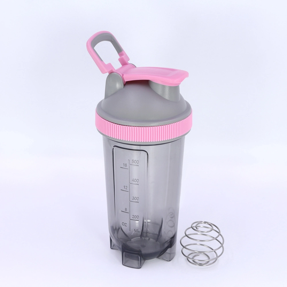 Sportowy shaker proteinowy KingLine Tritan z uchwytem do podróży 1