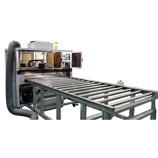 Customized gantry Conveyor type 4 head plasma cleaning line 1