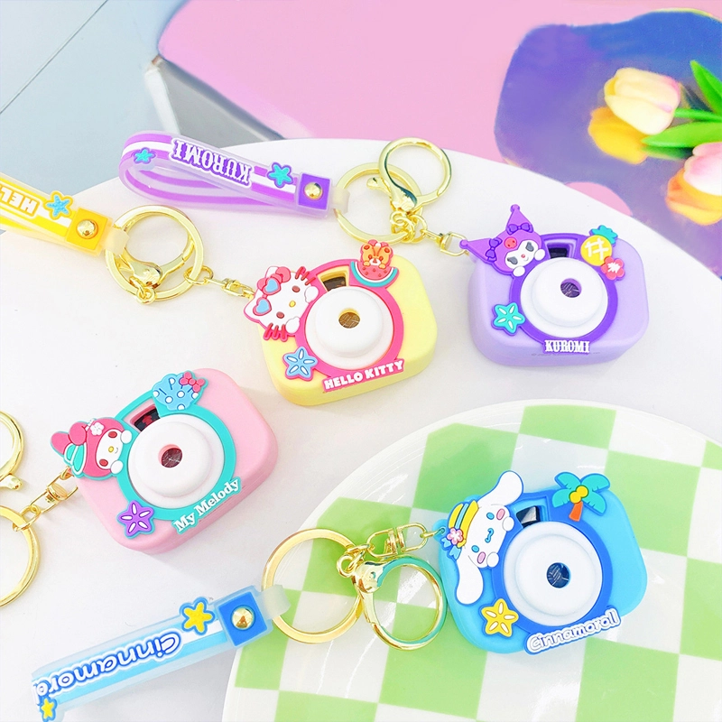 Projection small toy pendant Sanrio family refreshing summer camera hand strap keychain accessories 1