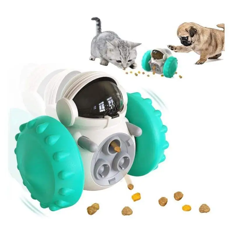 Jouet interactif de nourriture pour chien et chat, distributeur de nourriture pour animaux de compagnie, jouet de friandises pour chien, distributeur de friandises à alimentation lente pour chien, jouets puzzle en forme de robot, jouets pour chien-xinchen 1