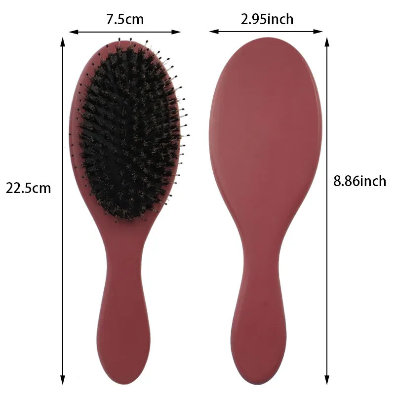 Bamboo Eco Friendly Hair Brush Personalized Wood 6
