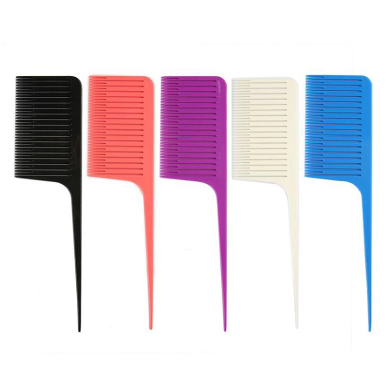 Profession Hair Dyeing Comb Weave Comb Tail Pro-hair Coloring Highlighting Comb Weaving Cutting Hair Brush for Hairdressing 1