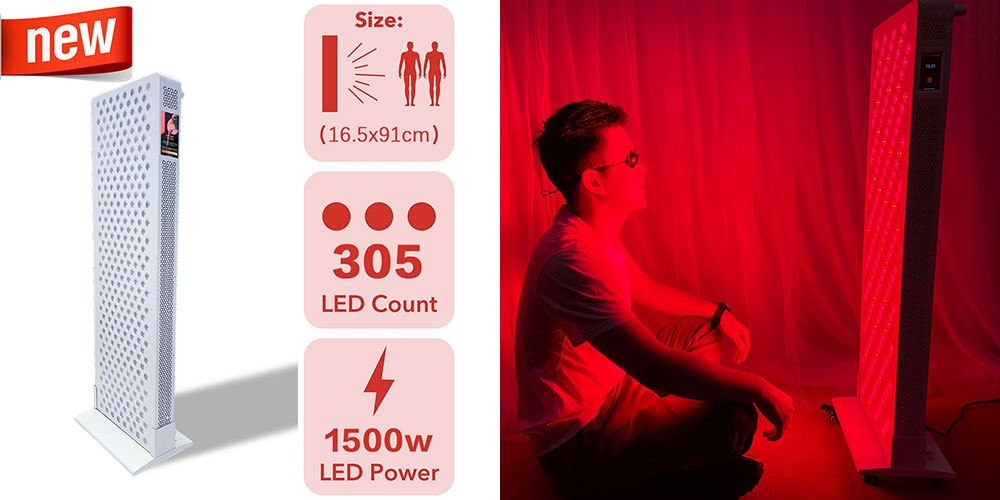 Can I wear clothes when using the red light ?