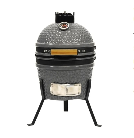 MCD 12inch Outdoor Camping BBQ Grill Kamado Portable BBQ Grill Pook Terey 1