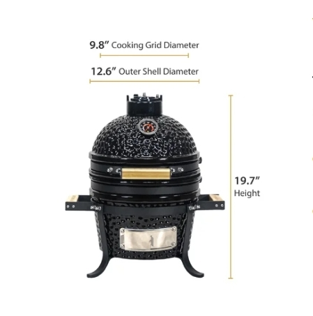 Buiten Barbecue Mini Charcoal Grill Portable Folding BBQ Professional Ceramic BBQ Grill 1