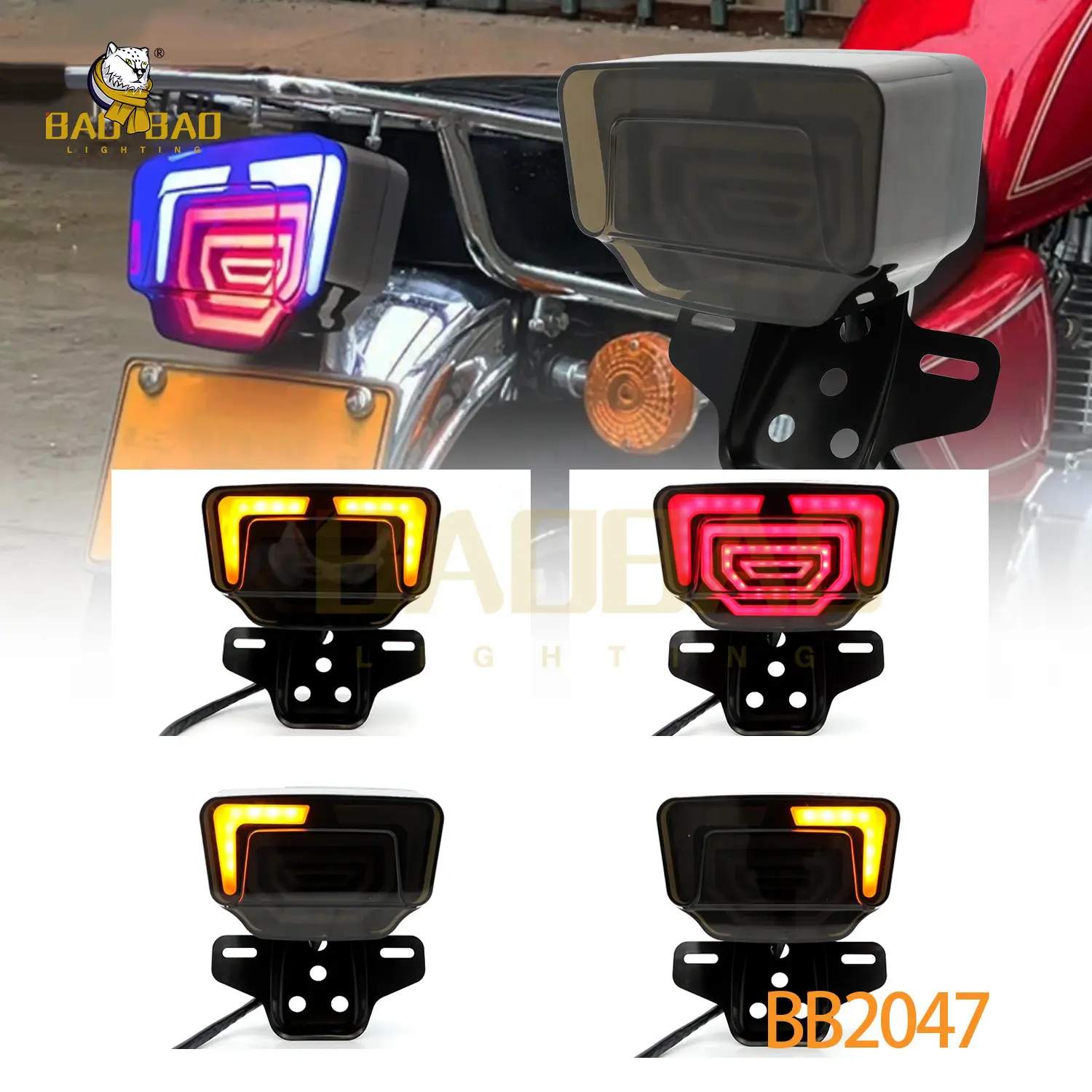 Long Lasting Led Rear Tail Light Motorcycle 2